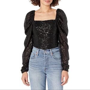 Ramy Brook Sequin Top NWT 8